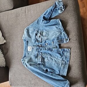 Torrid 3 denim cropped jacket